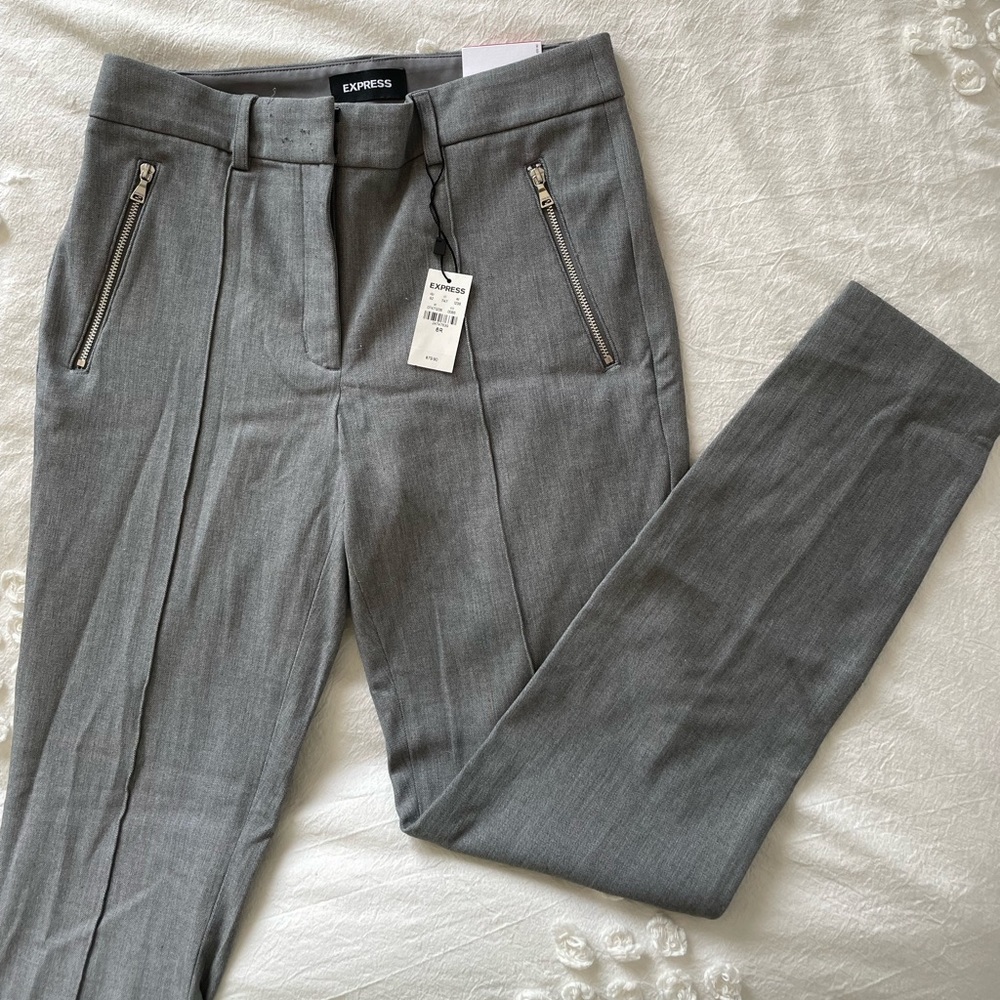 Express gray work slacks - Brand New